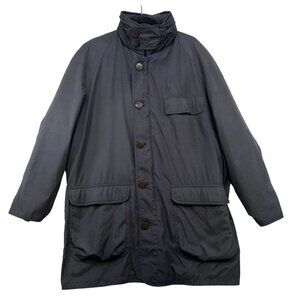 Chaps Ralph Lauren Mens Classic Coat M Water-Repellent Microfiber Black